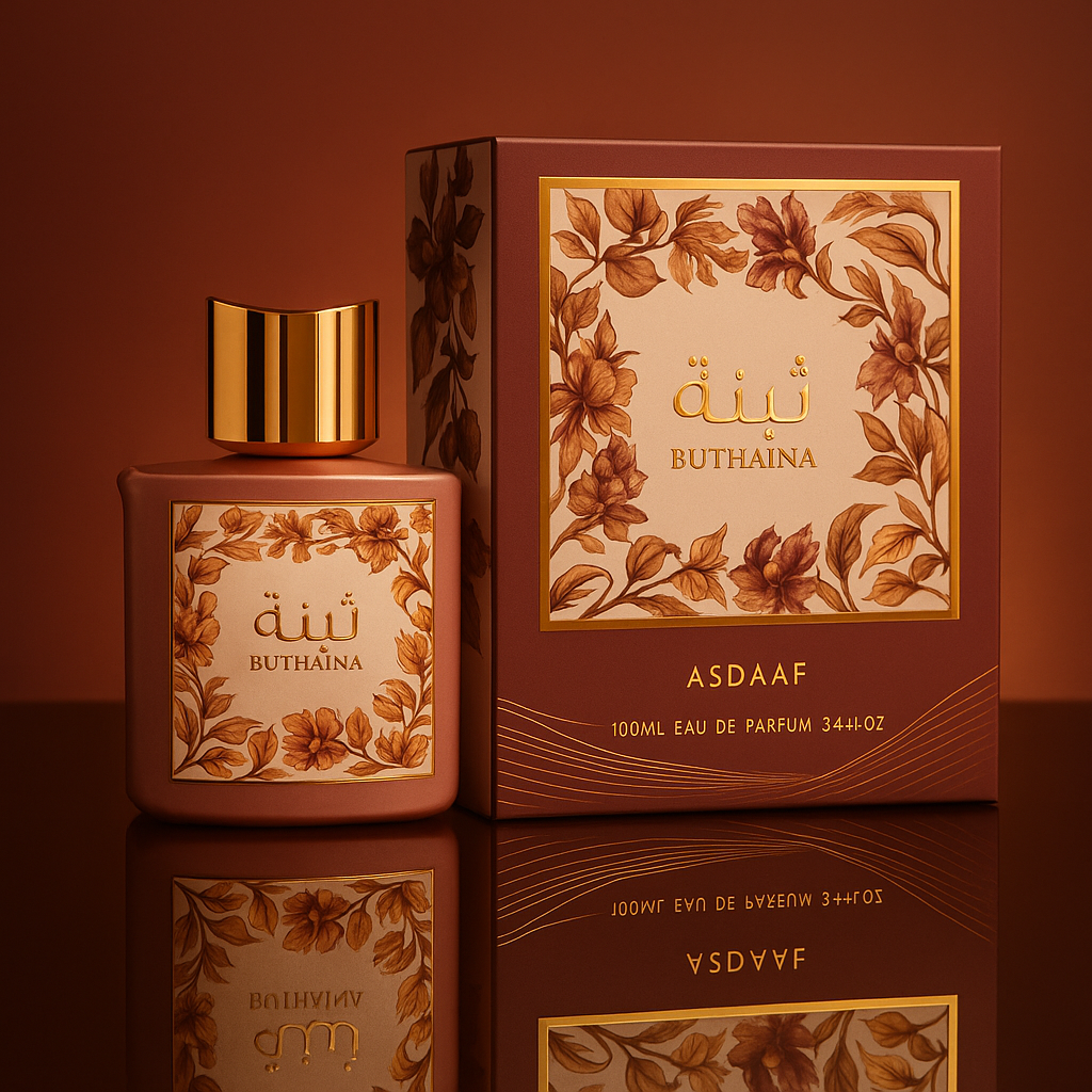 Asdaaf Lattafa Buthaina Eau de Parfum – Floral Fruity Musk | Long-Lasting 100ml