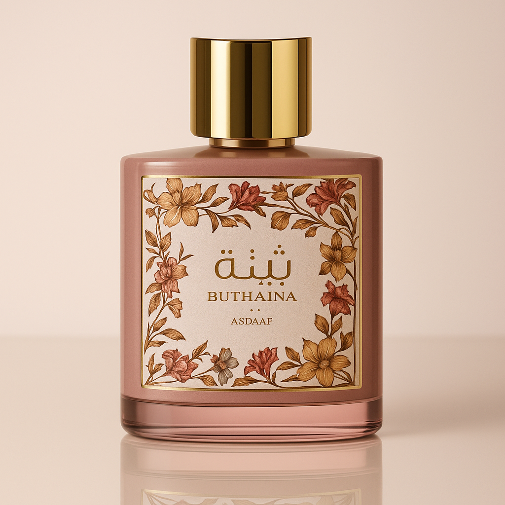 Asdaaf Lattafa Buthaina Eau de Parfum – Floral Fruity Musk | Long-Lasting 100ml