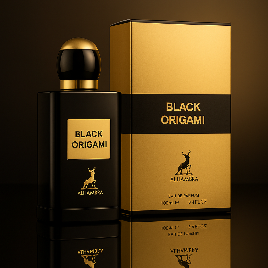 Maison Alhambra Profumo – Black Origami | Woody Amber Unisex Eau de Parfum (100ml)